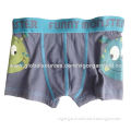 Boys' Boxer Shorts, Made of 95% Cotton and 5% Spandex, Jersey 16gsm, Comes in Mix Gray and Navy Blue